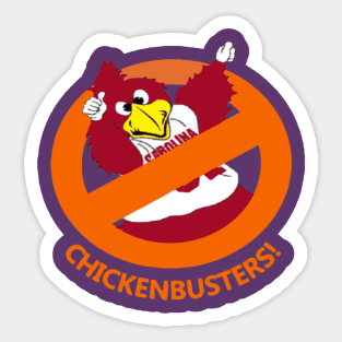 Chickenbusters - Purple Sticker